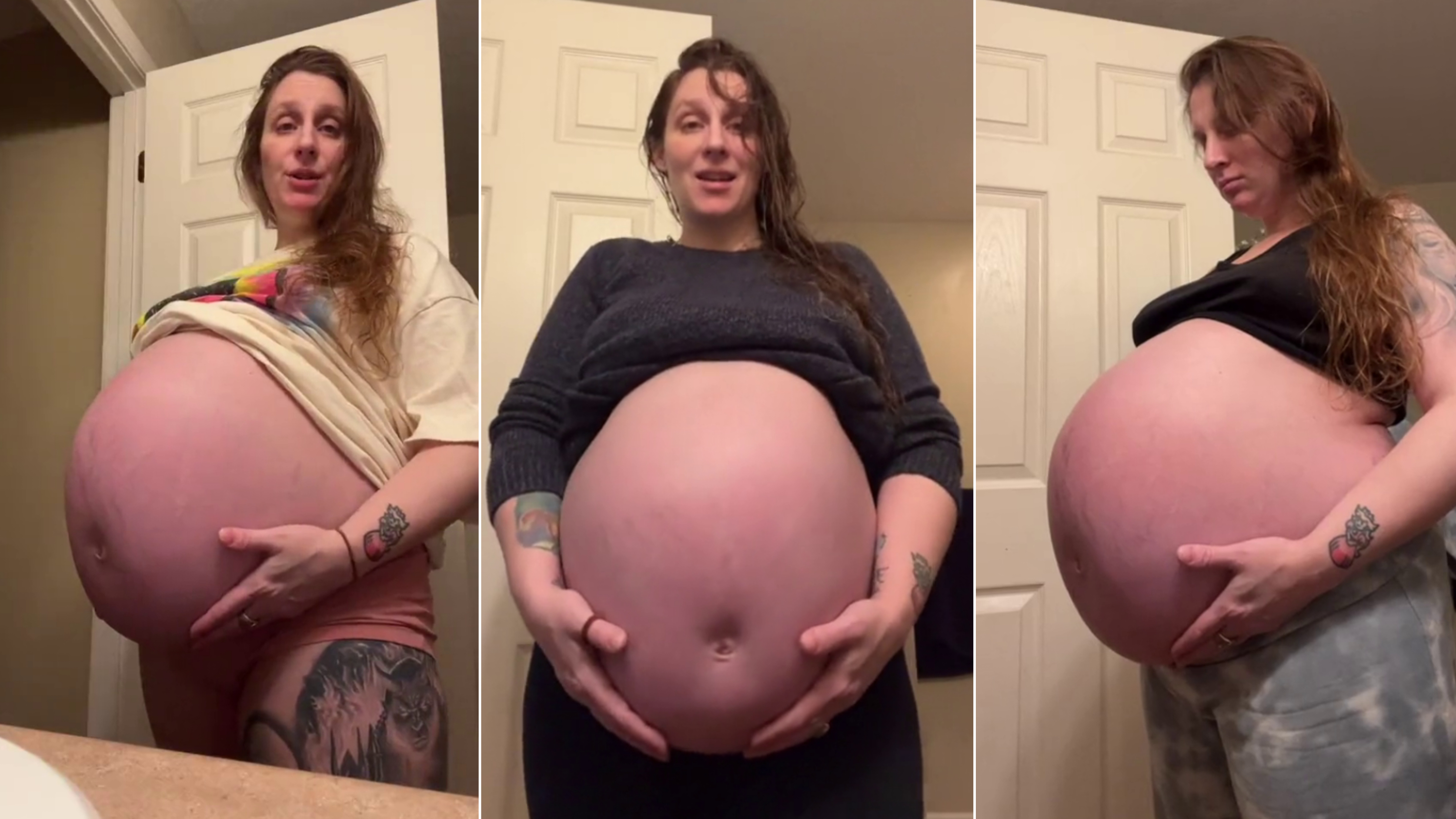 Pregnant Women Has 'Huge' Baby Bump
