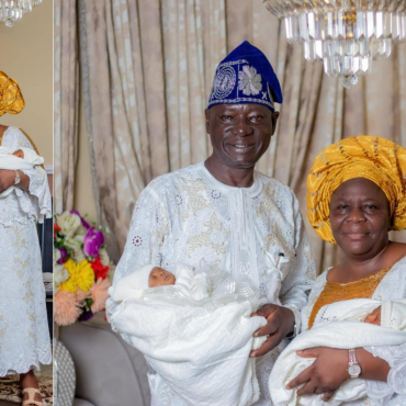 Nigerian Couple Welcome Twins After 32 Years Of Waiting (After So Many Failed IVF)
