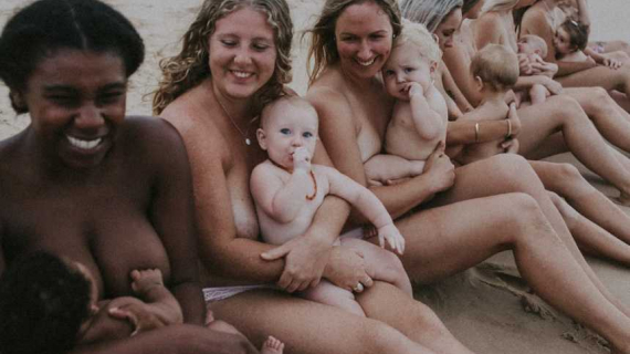 ‘Brave And Beautiful’ Moms Celebrate Their Bodies With Beachside Full Moon Breastfeeding Session ‘Brave And Beautiful’ Moms Celebrate Their Bodies With Beachside Full Moon Breastfeeding Session