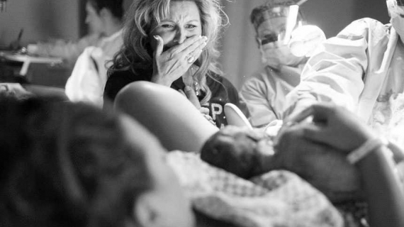 Her Expression To Her Miracle Baby Girl Having A Baby Of Her Own Could Not Have Been Captured More Perfectly