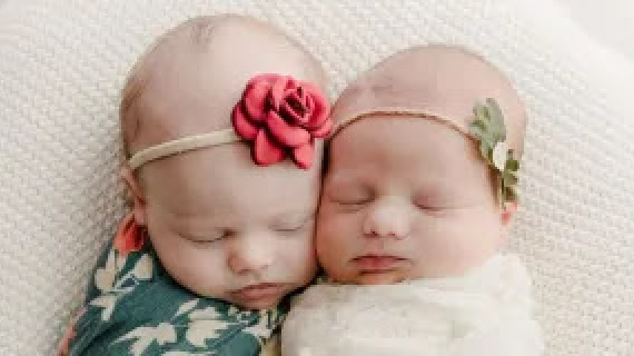 ‘Twin’ Sisters Born To Two Different Mothers – Eight Weeks And 750 Miles Apart