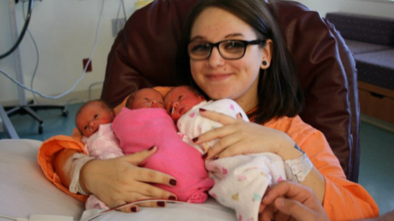 19-Year-Old Parents Welcome Rare Identical Triplets