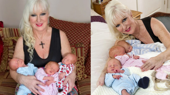 55,Year Old Woman From Gives Birth To Triplets