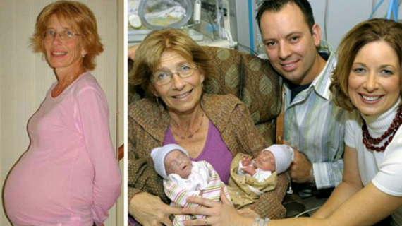 55 Year Old Woman Gives Birth to Triplets