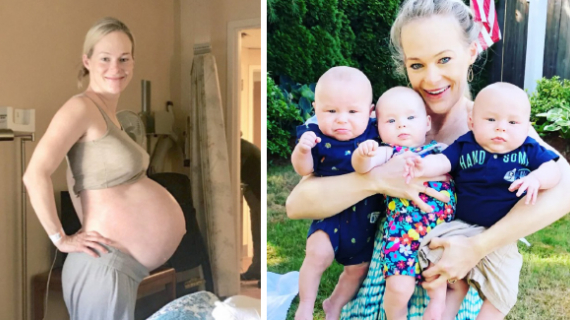 A Mother Of Triplets Has Revealed Her Incredible Body Transformation Five Month After Giving Birth