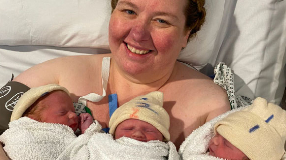 A Plus-Size Mother Shocked When Found Out She Was Pregnant With Triplets