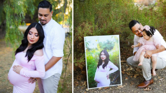 A Widower And Daughter Have Recreated The Maternity Pictures He Took With His Late Wife