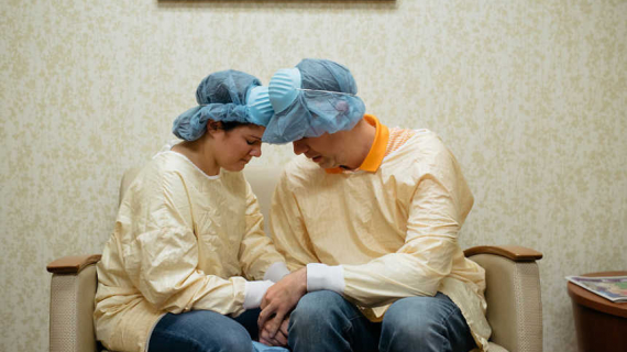 Adoptive Parents Joyful Meeting After IVF