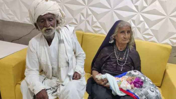 An Indian Woman Became a Mother at Age 70 with IVF An Indian Woman Became a Mother at Age 70 with IVF