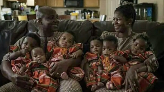 Couple Who Tried To Conceived For 17 Years Has Sextuplets