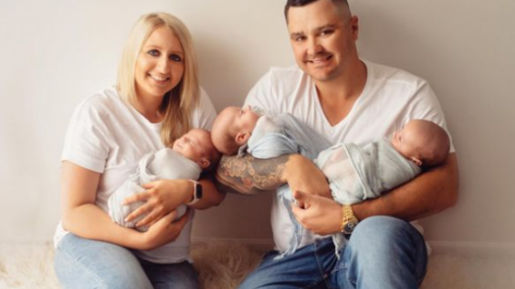 First-Time Mum Gives Birth To Identical Triplets In Lockdown Beating Incredible Odds
