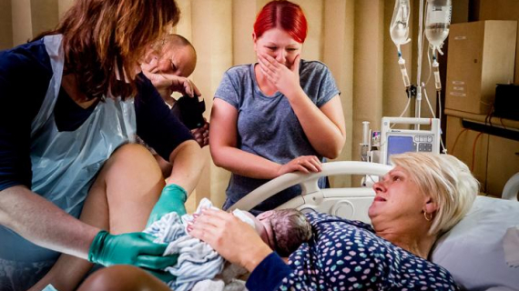 Grandmother Gives Birth To Give Her Daughter A Baby