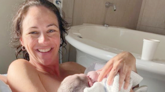 Heroic Mum Gives Birth To Big Baby Weighing 10 Pounds, Who Was Born As One Of The Biggest Children  In His Country Without Any Pain Relief