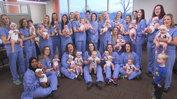 31 Hospital Staffers Give Birth to 32 Babies in 1 Year