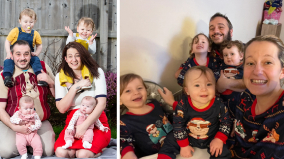  I’m a Mum-Of-Four Under 3 — I Fell Pregnant With Twins When My First Were 7 Months… People Always Feel Sorry For Me