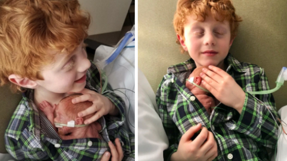 Little Boy Finally Got The Brother He’s Been Waiting For