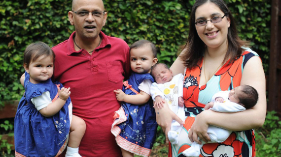 Miracle Mum Who Feared She Would Never Get Pregnant Celebrates Two Sets Of Twins Within One Year