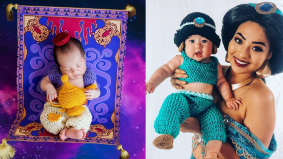 Mom Crochets Tiny Outfits To Dress Newborns as Disney Characters & Its Cuteness Overload