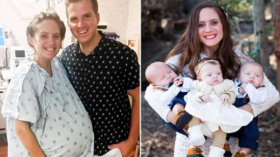 Mom Gives Birth To Triplets After The Doctor Says She Can’t Carry The Pregnancy
