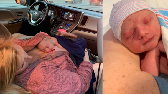 Mom Gives Birth to 7-Pound Baby in a Car On the Way to a Hospital
