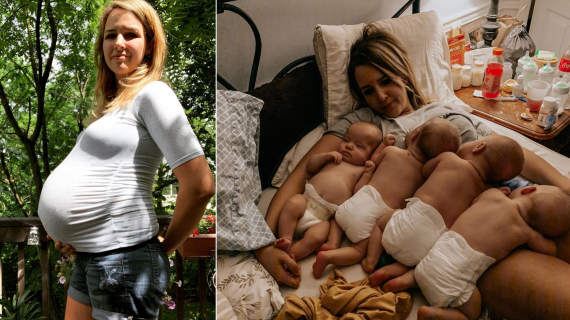 Woman Suffered 3 Miscarriages, Eventually She Gave Birth to Quadruplets