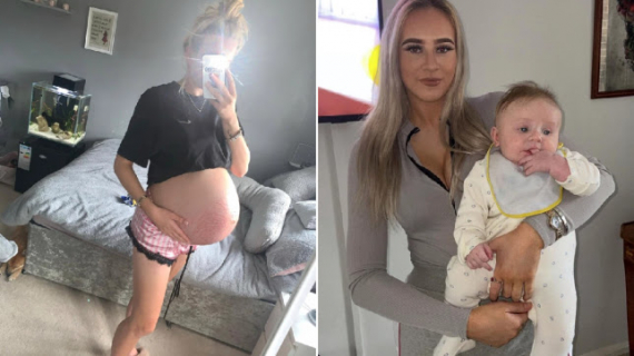 Mom Said People Kept Asking If She Was Having Twins Because Her Womb Was That Huge