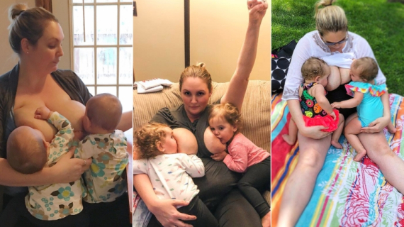 Mom's Tandem Breastfeeding Photos Are Inspiring Thousands