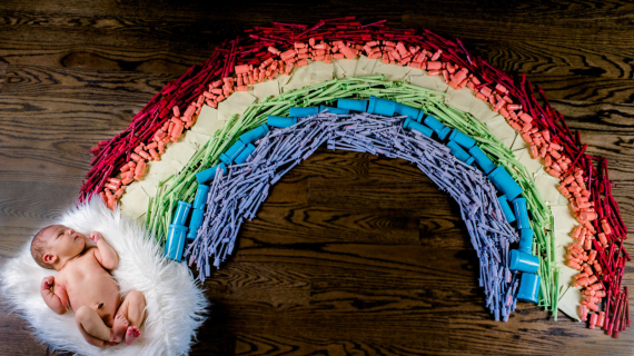 Mom’s ‘Double Rainbow’ Baby Honored In Stunning Photo As Her ‘Miracle’