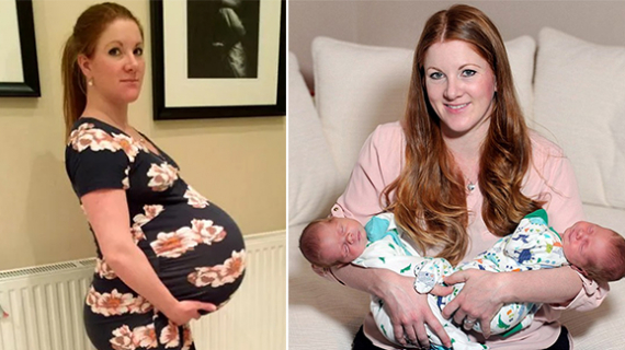 Mother Gives Birth To ‘Heaviest Twins In Scotland’ At Combined Weight Of Almost 17 Pounds Mother Gives Birth To ‘Heaviest Twins In Scotland’ At Combined Weight Of Almost 17 Pounds