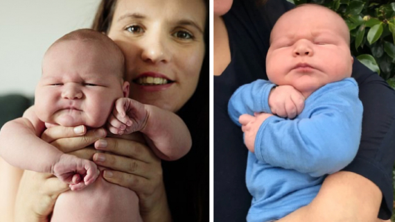 Mum Gives Birth To 13lb ‘Hercules’ Son Who Is Twice The Size Of Normal Babies