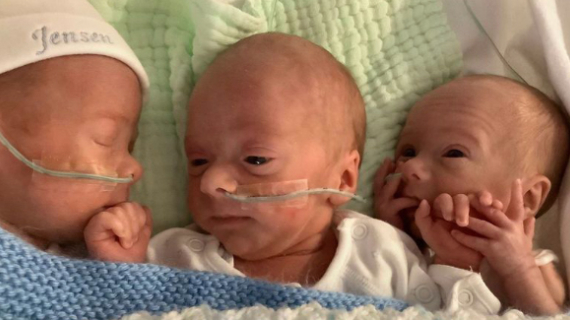 Mum Gives Birth To Miracle 1In 200 Million Triplets