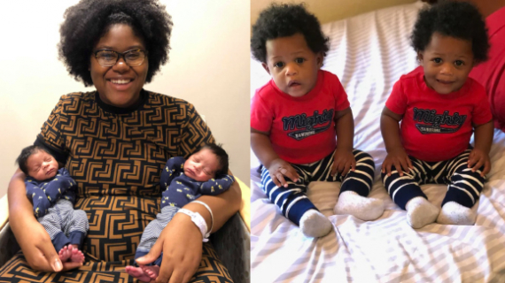 Mum Gives Birth To Two Sets Of Twin Boys In The Same Year