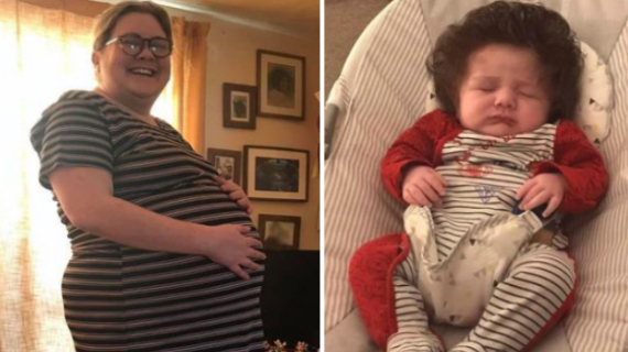 Mum Stopped In Street As People Think Baby Son Wears Wig Thanks To Wild Mop Of Hair