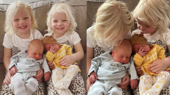 Mum, 24, Gives Birth To Five Kids In Three Years After Delivering Two Sets Of Twins Without