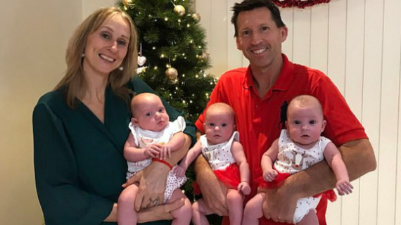 Mum,45, Gives Birth To Triplets After Four Miscarriages And Three Rounds Of 
