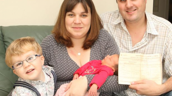 Parents Welcome First Baby Girl Born Into The Family In 100 Years Thanks To "Boring Sex"