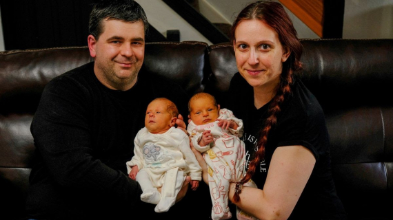 Proud Parents Welcome Britain's First Set Of 2022 Twins After Suffering Miscarriages