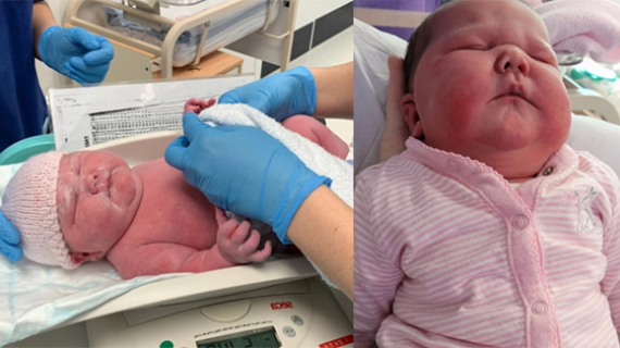 The Baby Biggest Born At Hospital This Year 