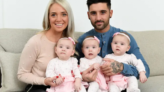 The Beautiful Identical Triplets That Brought Joy Back Into Couple’s Lives