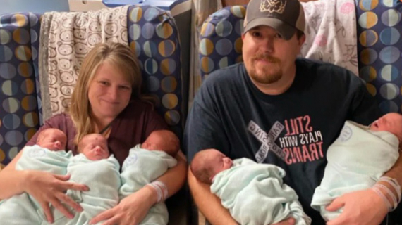The Couple With Twin Boys Who Wanted To Try For A Girl Welcome Quintuplets