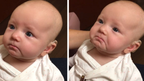 The Heartwarming Moment, A Baby Hears Her Mother’s Voice For The First Time