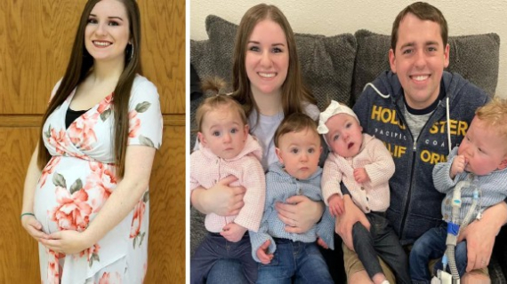 The Woman Thought She Was infertile Gave Birth To Quintuplets After Taking Medication To stimulate ovulation