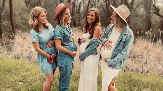 These Four Sisters Are Pregnant At The Same Time And Will Give Birth A Few Days Apart