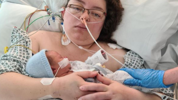 Woman Almost Died Giving Birth To Her Miracle Baby