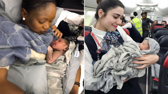 Woman Gives Birth To Baby Girl Mid-Flight On Turkish Airlines; See Adorable Pics Here