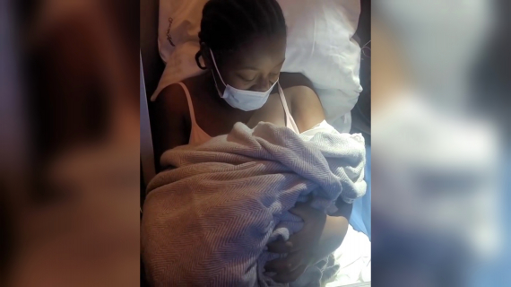 Woman Gives Birth to Healthy Baby Aboard Transatlantic Flight Woman Gives Birth to Healthy Baby Aboard Transatlantic Flight