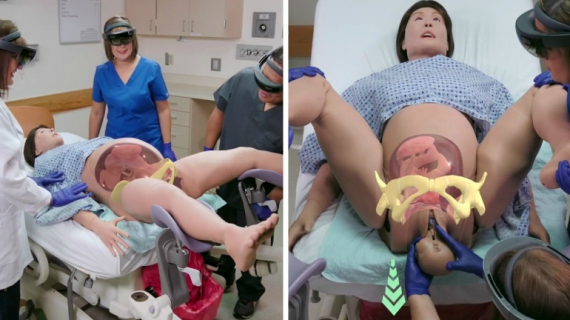 Holographic Birthing Simulator