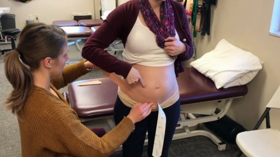 How to Help Decrease Back Pain Using Kinesio Tape while Pregnant?