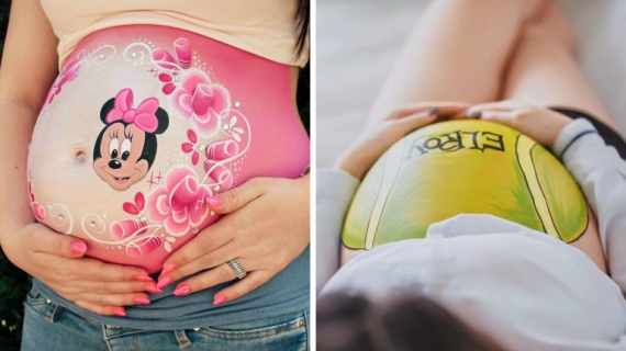 How to Paint Your Pregnant Belly (6 Steps)