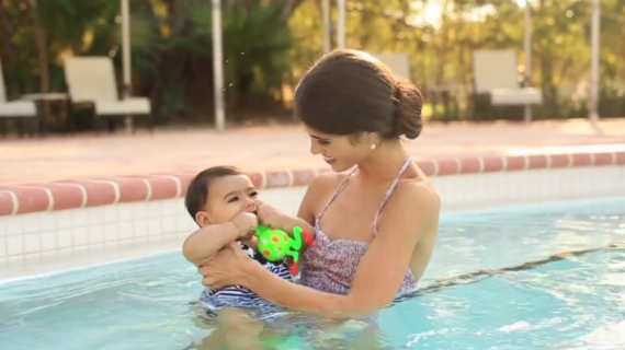 How to Swim with Baby